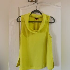Yellow Vince Camuto Cowl Top Blouse